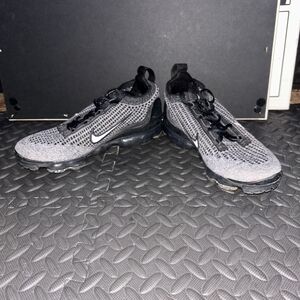 Nike Black and Gray Sneakers with Air VaporMax Cushioning